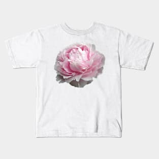 royal pink peony Kids T-Shirt